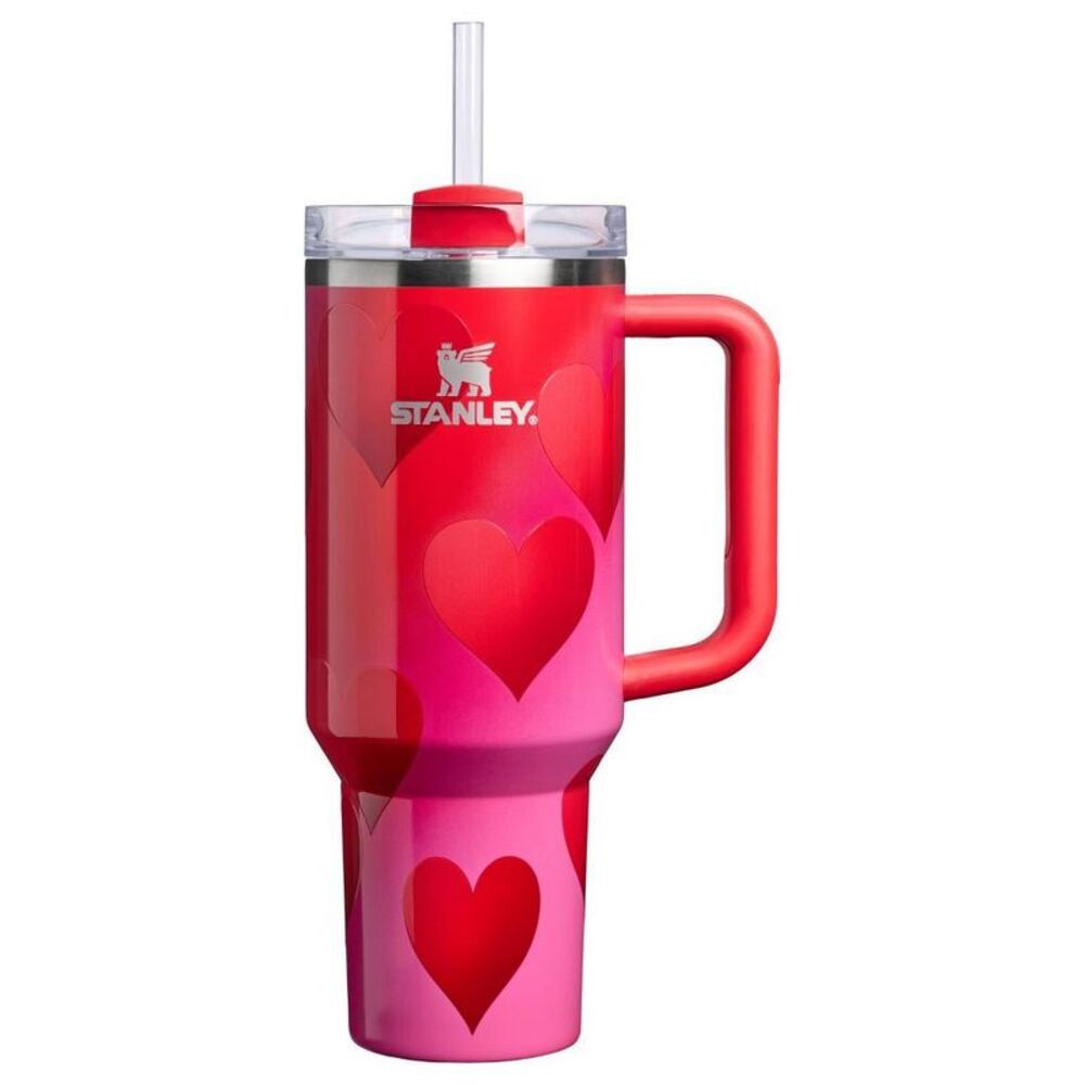 Stanley 40oz Stainless Steel H2.0 FlowState Tumbler - Rouge Heart Gradient